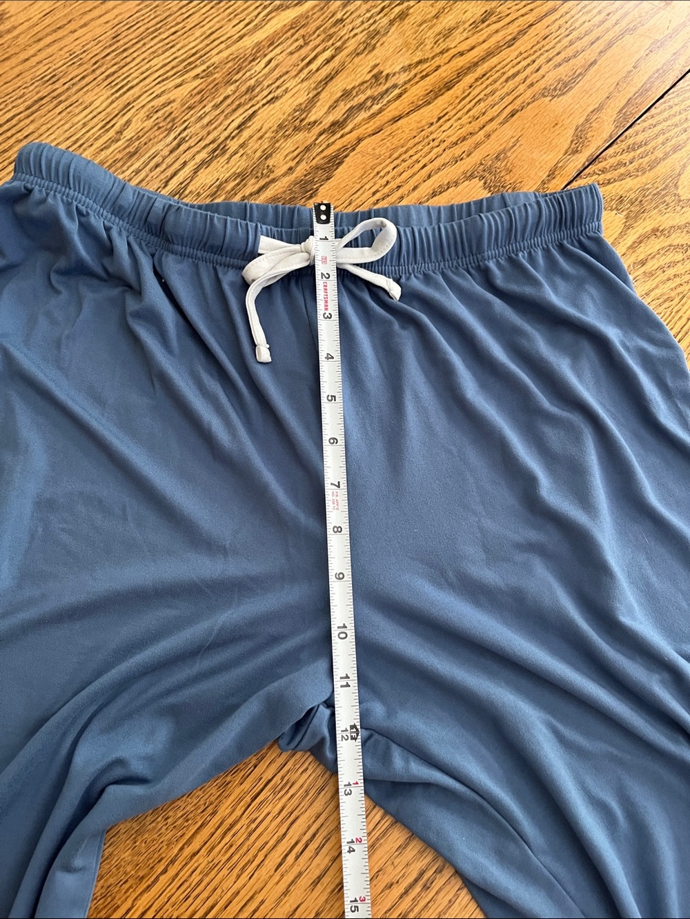 Born Blue 3 piece Sleep Set with White Logo Trim - Picture 6 of 12